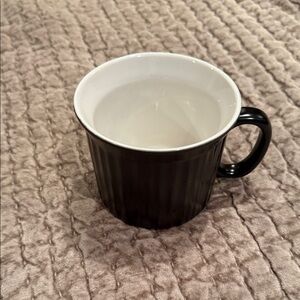 CorningWare Black Large 20oz Stoneware Soup Chili Mug